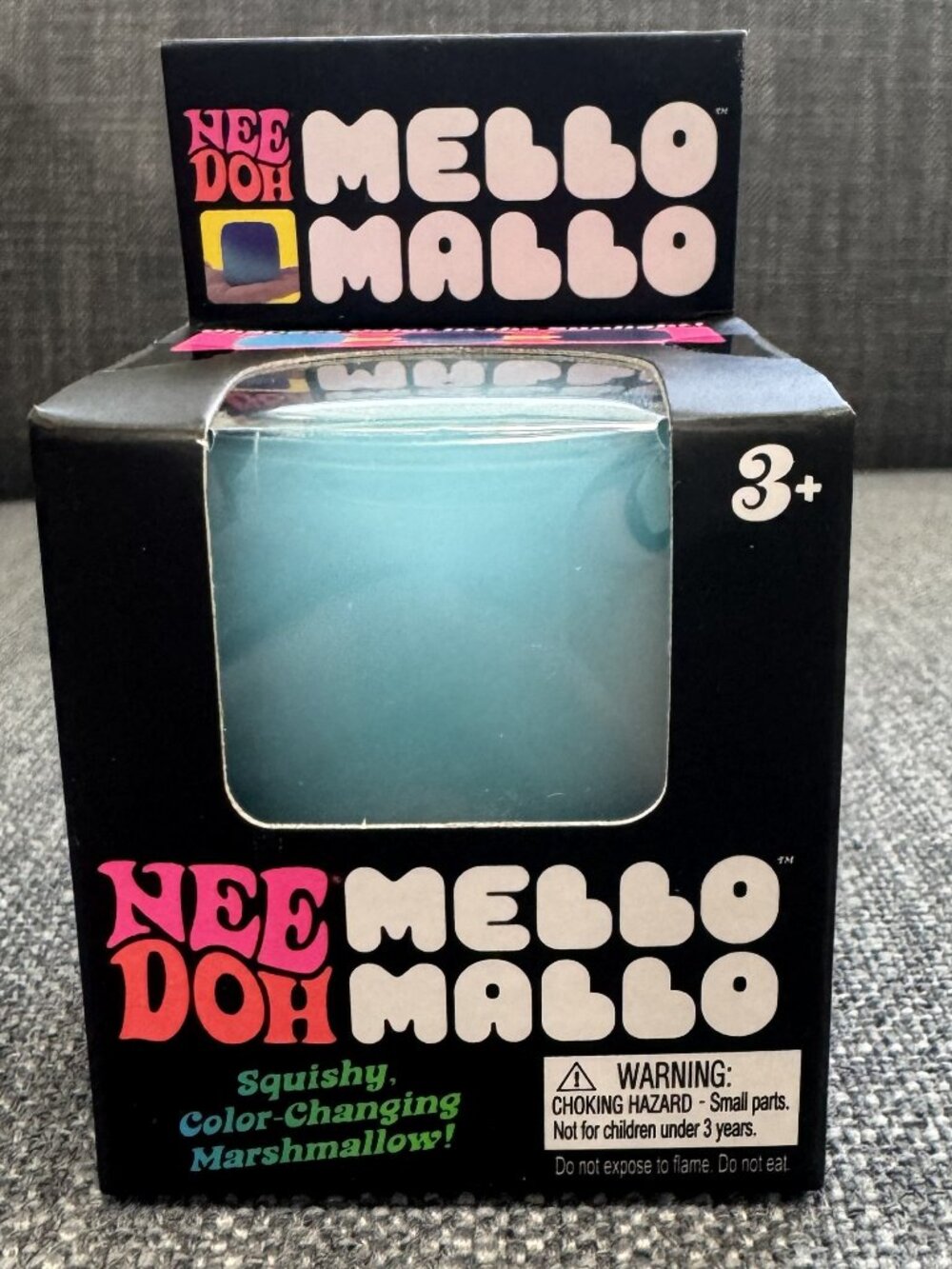 NeeDoh Mello Mallo Squishy Sensory Fidget Color Changing Marshallow - Blue